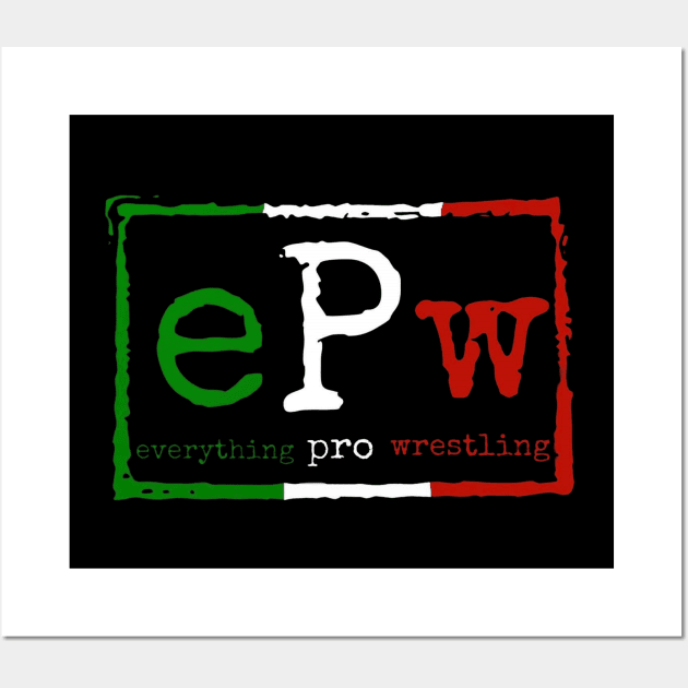 EPW Boxed Red, White, and Green Logo Wall Art by EPW